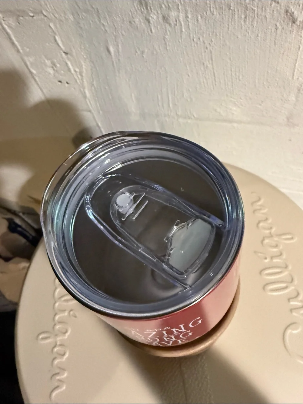 Red Inspirational Stainless Tumbler - You Are Amazing and Strong